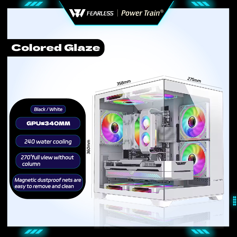 علبة كمبيوتر للألعاب Power Tra - مراجعة Pc Gaming Liquid وسعره