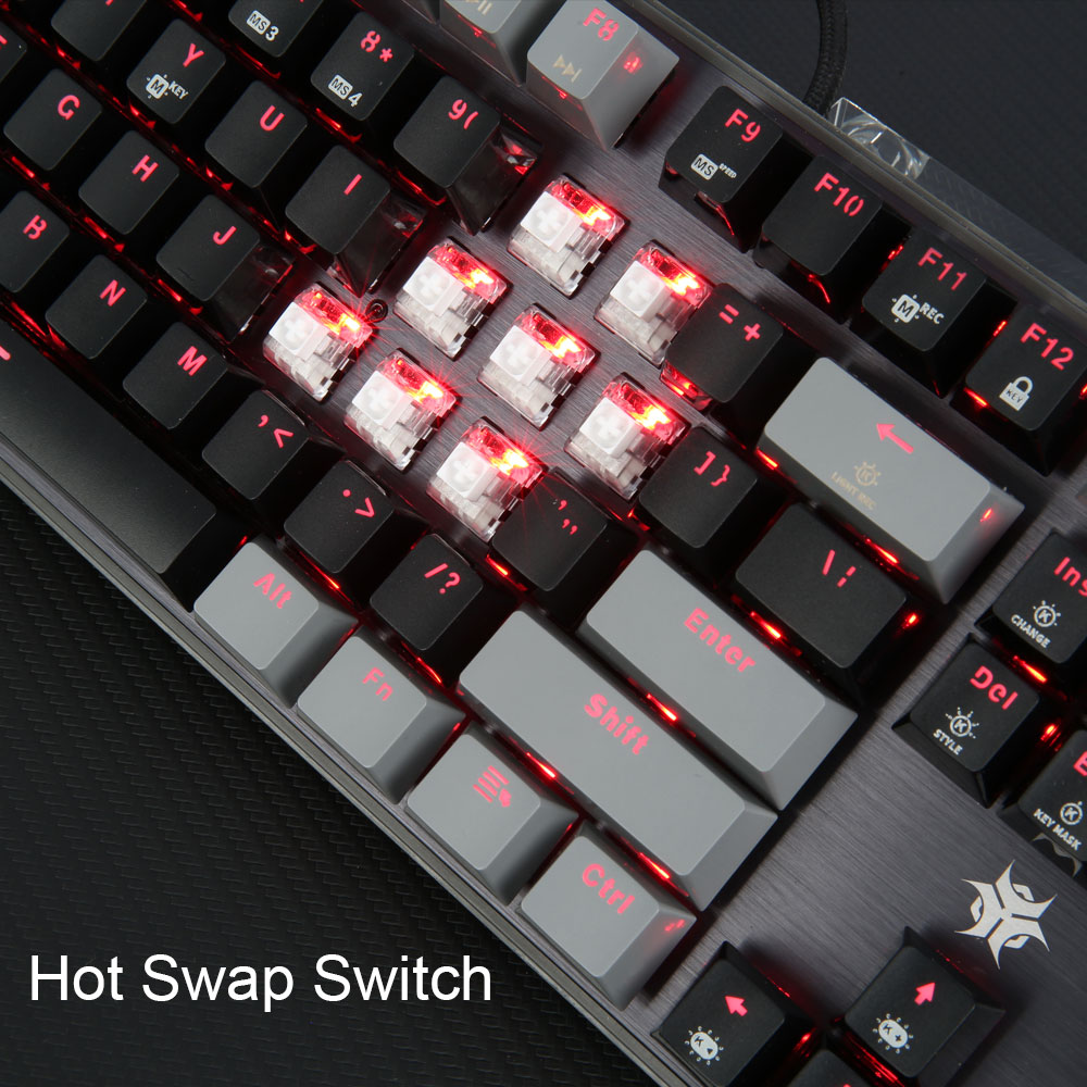 لوحة مفاتيح ميكانيكية HEXGEARS - مراجعة Pc Gaming Pink وسعره