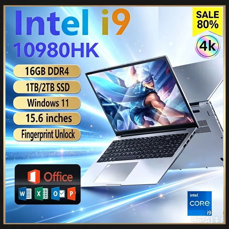 لابتوب محمول بشاشة 15.6 بوصة،  - مراجعة Pc Gaming Intel وسعره